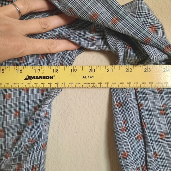 Wrangler Retro Plaid Pearl Snap Button Down Snap Shirt Airy Western Cowgirl - Picture 3 of 5